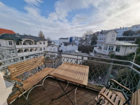 Ferienwohnung mit Meerblick & 2 Balkonen, Sassnitz